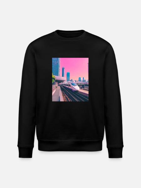 Zug Tokio - Stanley/Stella Unisex Bio-Sweatshirt ROLLER - Schwarz