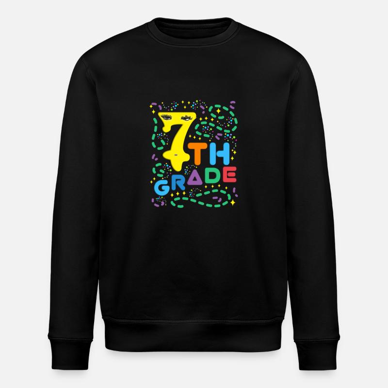 Seven Graders - 7th Grade - Stanley/Stella ROLLER Unisex Organic Sweatshirt - black