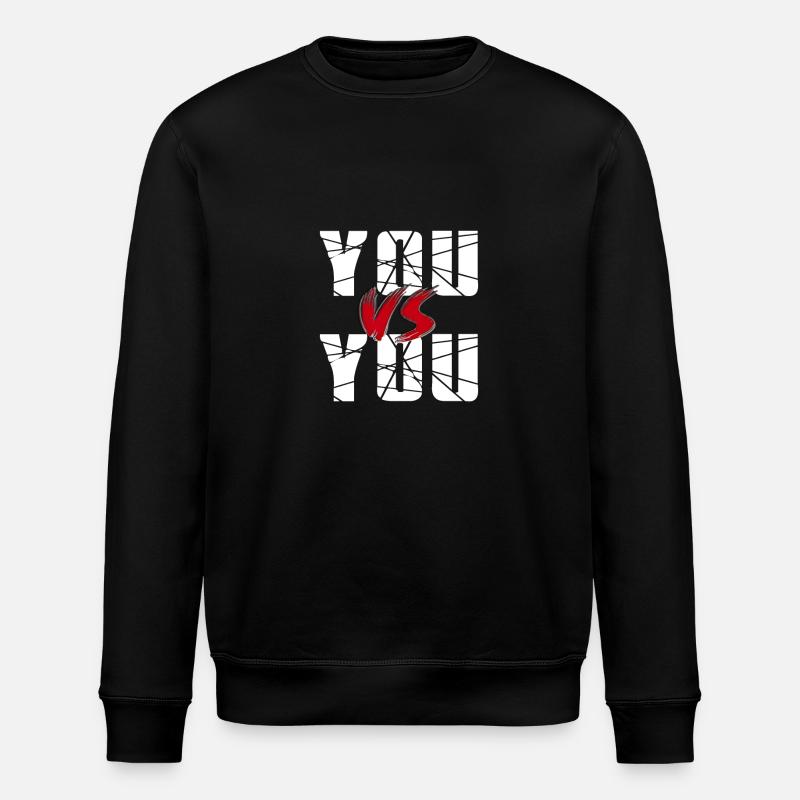 you vs you - Stanley/Stella Unisex Bio-Sweatshirt ROLLER - Schwarz