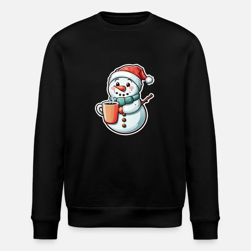 Schneemann - Stanley/Stella Unisex Bio-Sweatshirt ROLLER - Schwarz