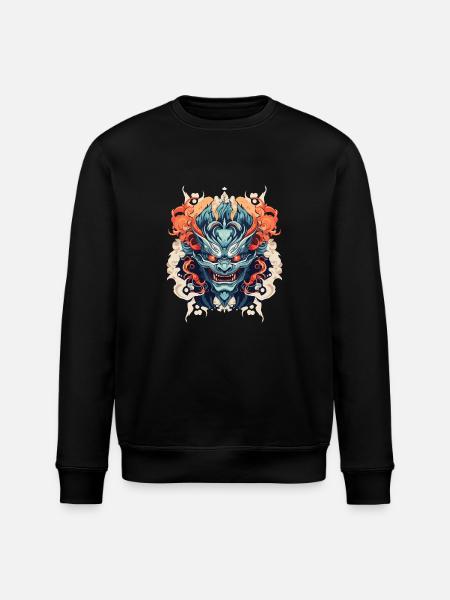 Oni Demon - Stanley/Stella ROLLER Unisex Organic Sweatshirt - black