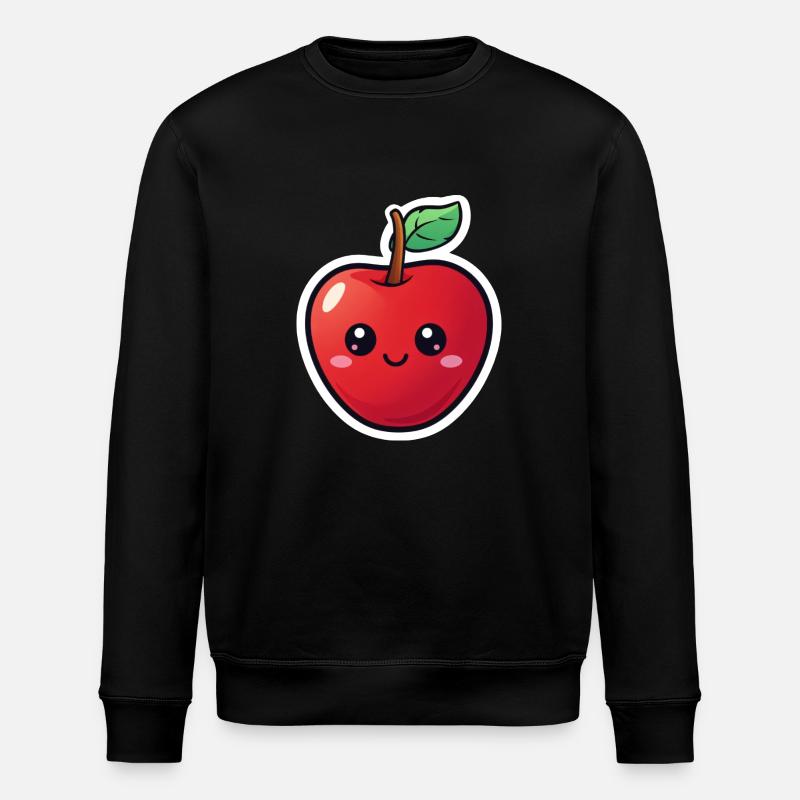 Kawai Cherry - Stanley/Stella ROLLER Unisex Organic Sweatshirt - black