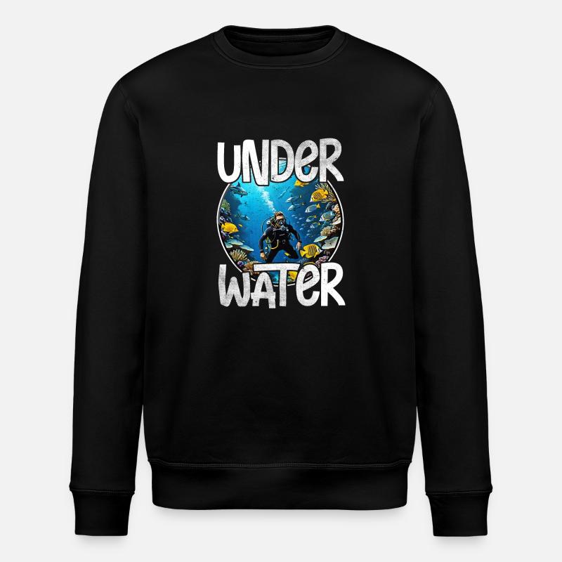 Tauchen - Stanley/Stella Unisex Bio-Sweatshirt ROLLER - Schwarz