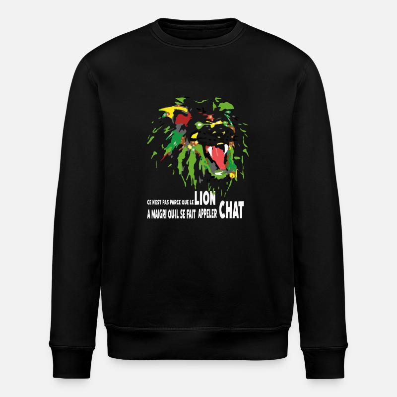 Légende des lions - Sweat bio ROLLER Stanley/Stella Unisexe - noir