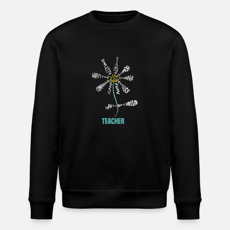 Lehrer aller Dinge - Stanley/Stella Unisex Bio-Sweatshirt ROLLER - Schwarz