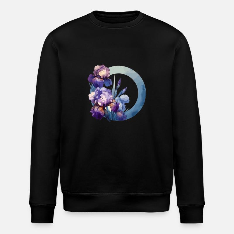 Iris dessinés - Sweat bio ROLLER Stanley/Stella Unisexe - noir