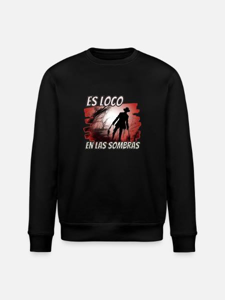 crazy in the shadows - Stanley/Stella ROLLER Unisex Organic Sweatshirt - black