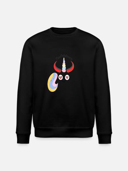 Teufelshorn - Stanley/Stella Unisex Bio-Sweatshirt ROLLER - Schwarz