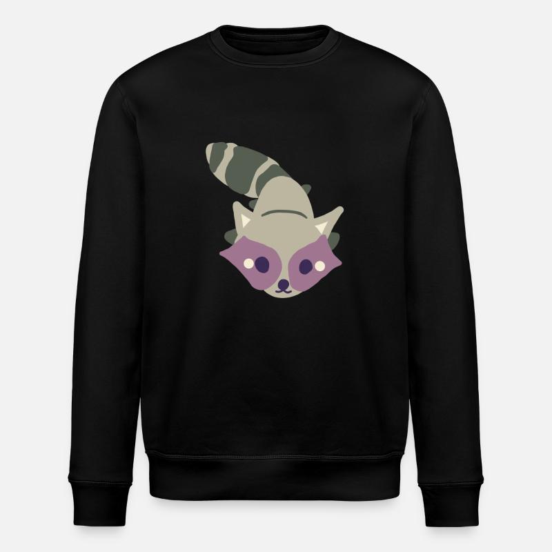 Raton laveur - Sweat bio ROLLER Stanley/Stella Unisexe - noir