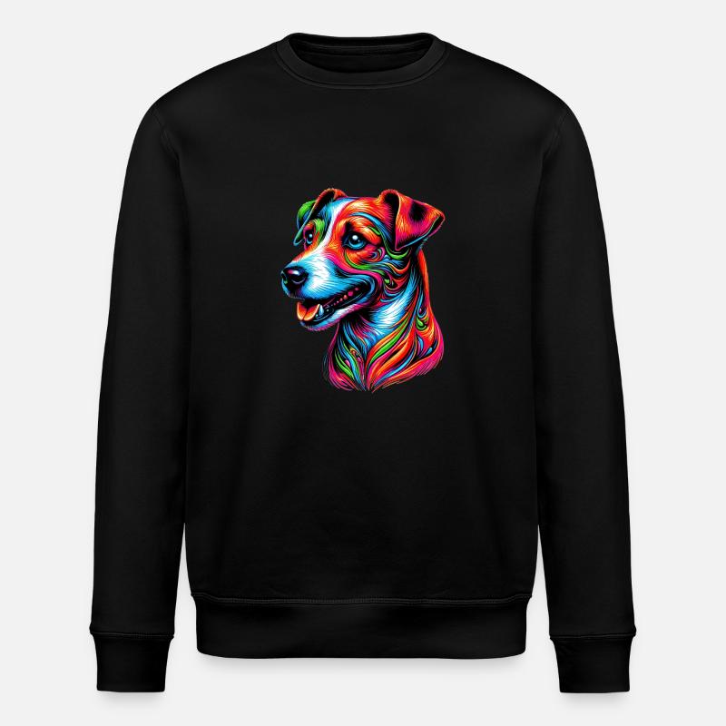 Chien Jack Russell Terrier - Sweat bio ROLLER Stanley/Stella Unisexe - noir