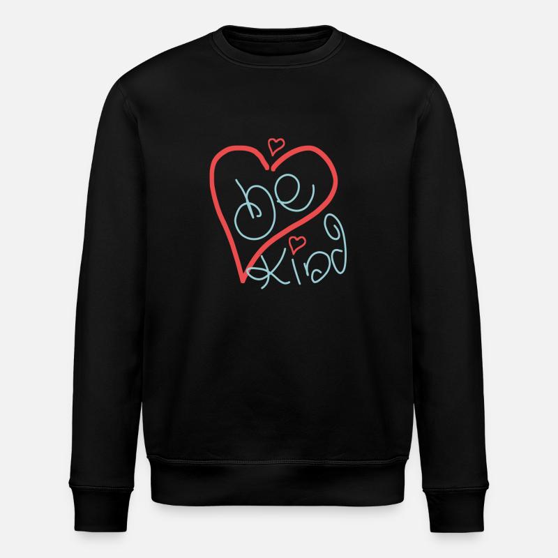 Be Kind - Stanley/Stella Unisex Bio-Sweatshirt ROLLER - Schwarz