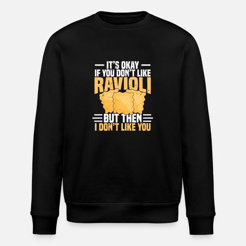 RAVIOLI 7 - Stanley/Stella ROLLER Unisex Organic Sweatshirt - black