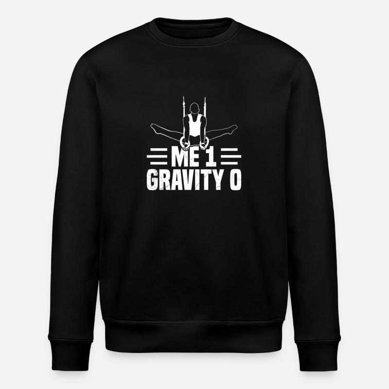 Gymnastique aux anneaux 7 - Sweat bio ROLLER Stanley/Stella Unisexe - noir