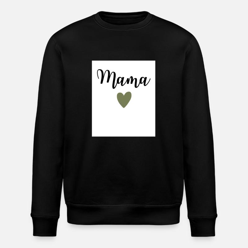Mama-Shirt - Stanley/Stella Unisex Bio-Sweatshirt ROLLER - Schwarz