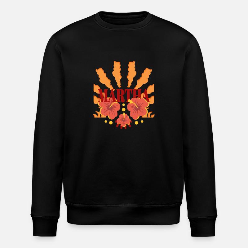 Martha - Stanley/Stella Unisex Bio-Sweatshirt ROLLER - Schwarz