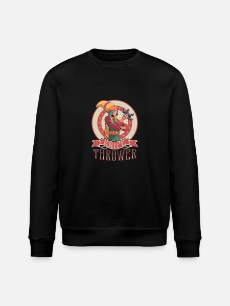 Knivkaster Cirkus kostume temafest - Stanley/Stella økologisk unisex-sweatshirt ROLLER - sort