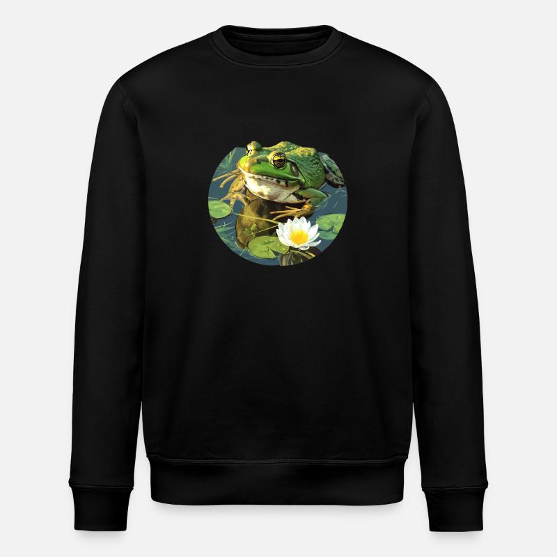 Ochsenfrösche Ochsenfrosch - Stanley/Stella Unisex Bio-Sweatshirt ROLLER - Schwarz