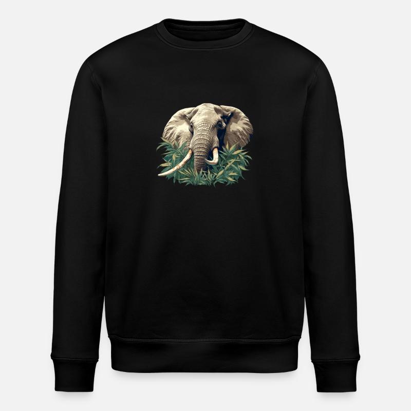 Éléphant Éléphant - Sweat bio ROLLER Stanley/Stella Unisexe - noir