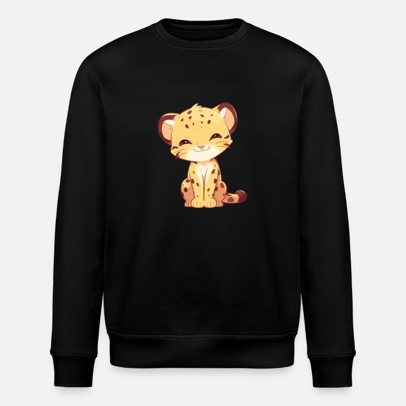 Goldkatzen Goldkatze - Stanley/Stella Unisex Bio-Sweatshirt ROLLER - Schwarz