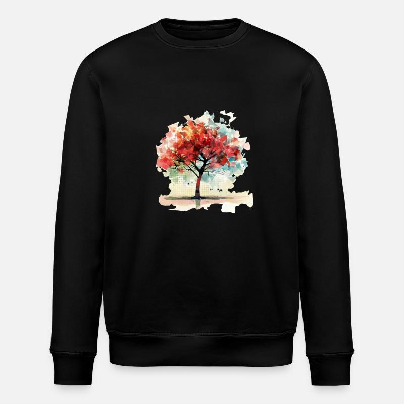 Pixeltree 1 - Sweat bio ROLLER Stanley/Stella Unisexe - noir