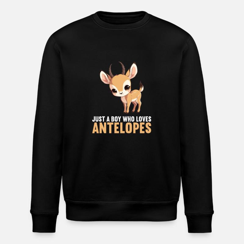 Antilope antilope antilope ouverte - Sweat bio ROLLER Stanley/Stella Unisexe - noir