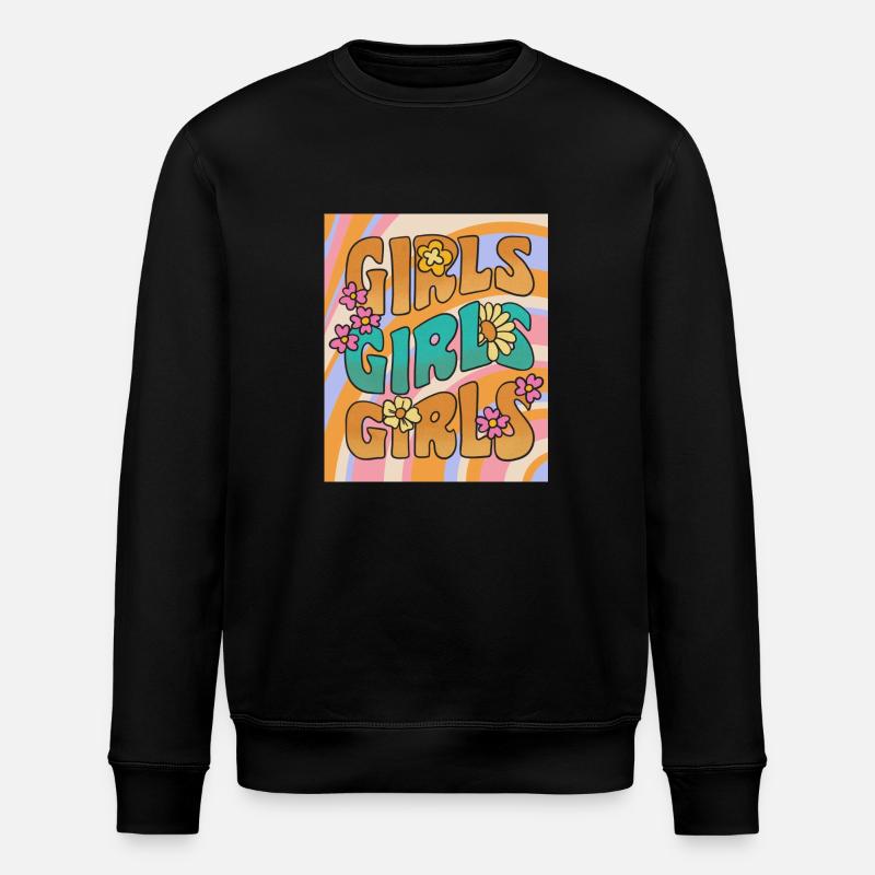 GIRLS - Stanley/Stella Unisex Bio-Sweatshirt ROLLER - Schwarz
