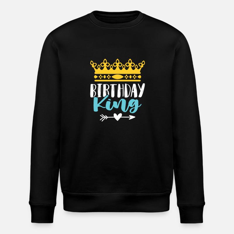 roi d'anniversaire - Sweat bio ROLLER Stanley/Stella Unisexe - noir