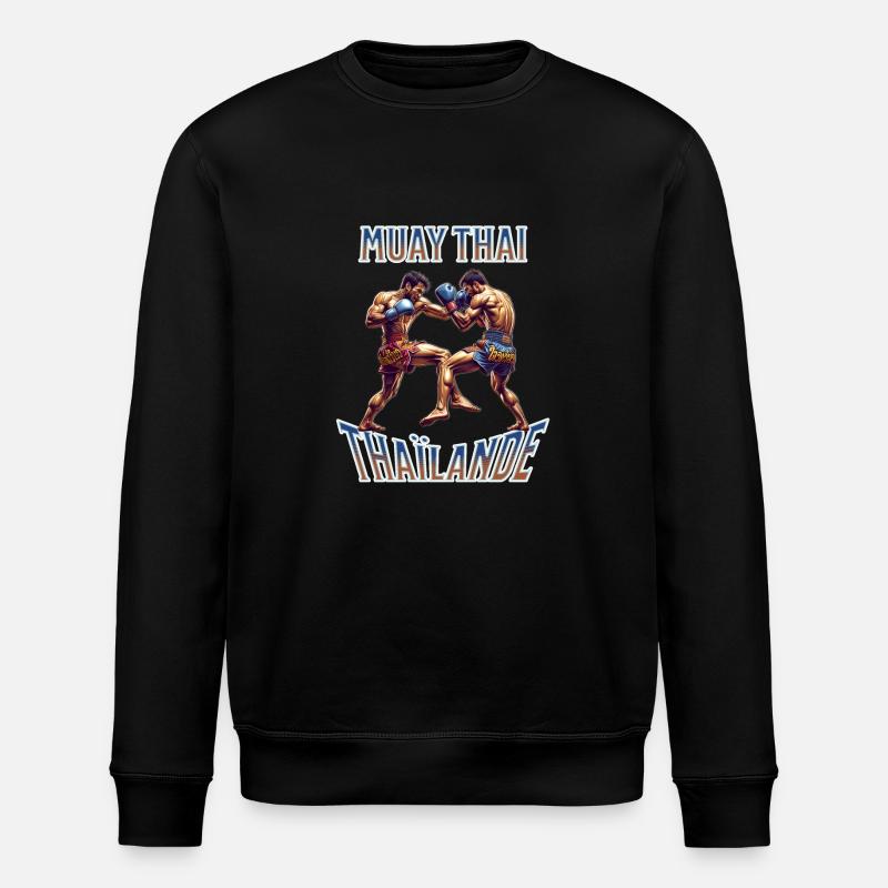 Muay thai , Boxe thaïlandaise - Sweat bio ROLLER Stanley/Stella Unisexe - noir