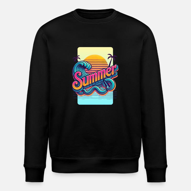 Summer - Stanley/Stella ROLLER Unisex Organic Sweatshirt - black