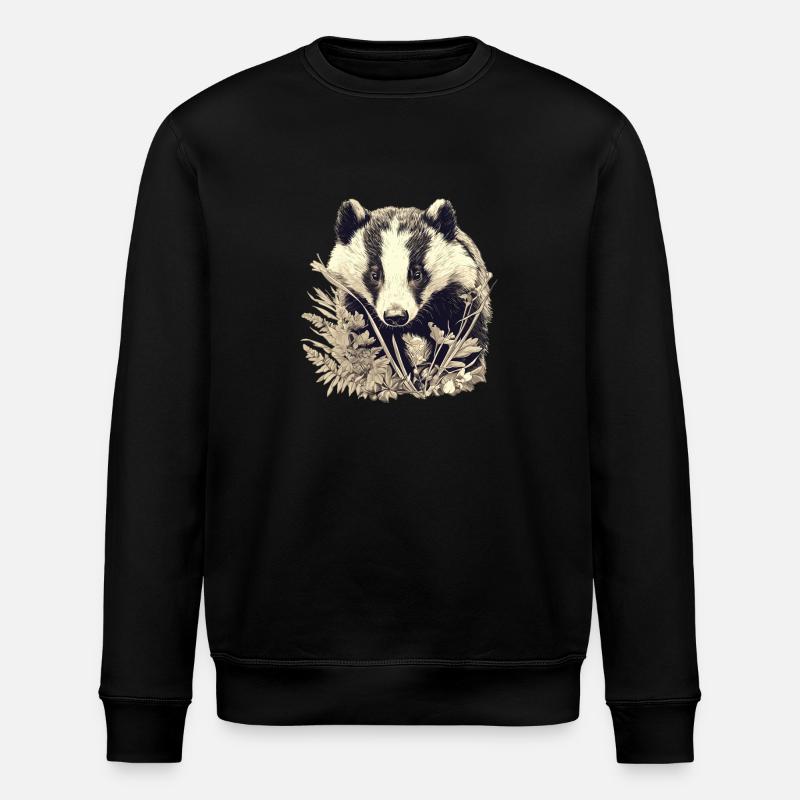 Blaireau Dachse Dachs - Sweat bio ROLLER Stanley/Stella Unisexe - noir
