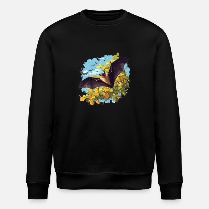 Chauve-souris Chauve-souris - Sweat bio ROLLER Stanley/Stella Unisexe - noir