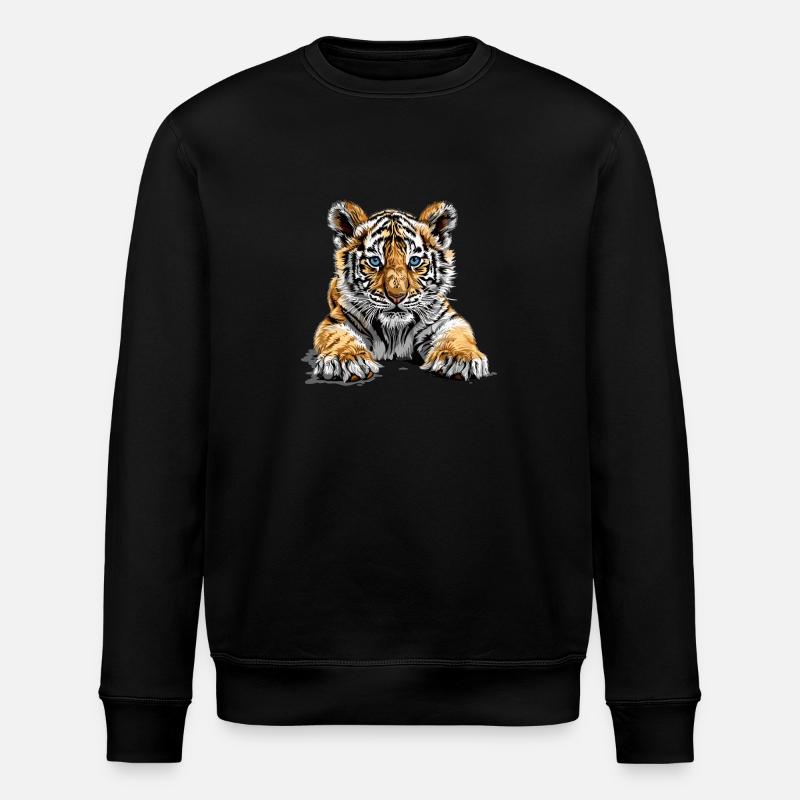 Tigre - Sweat bio ROLLER Stanley/Stella Unisexe - noir