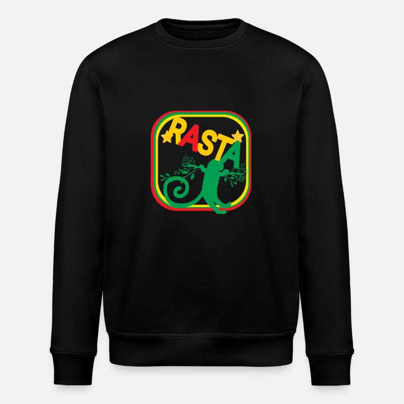 Rasta - Stanley/Stella ROLLER Unisex Organic Sweatshirt - black