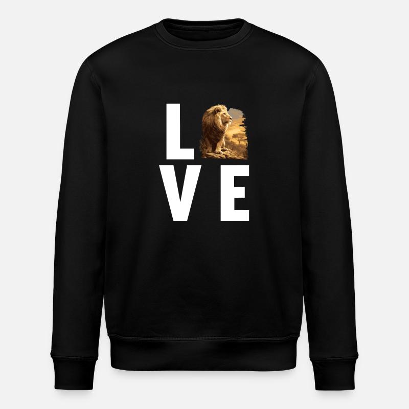 Lion Löwen Löwe - Sweat bio ROLLER Stanley/Stella Unisexe - noir