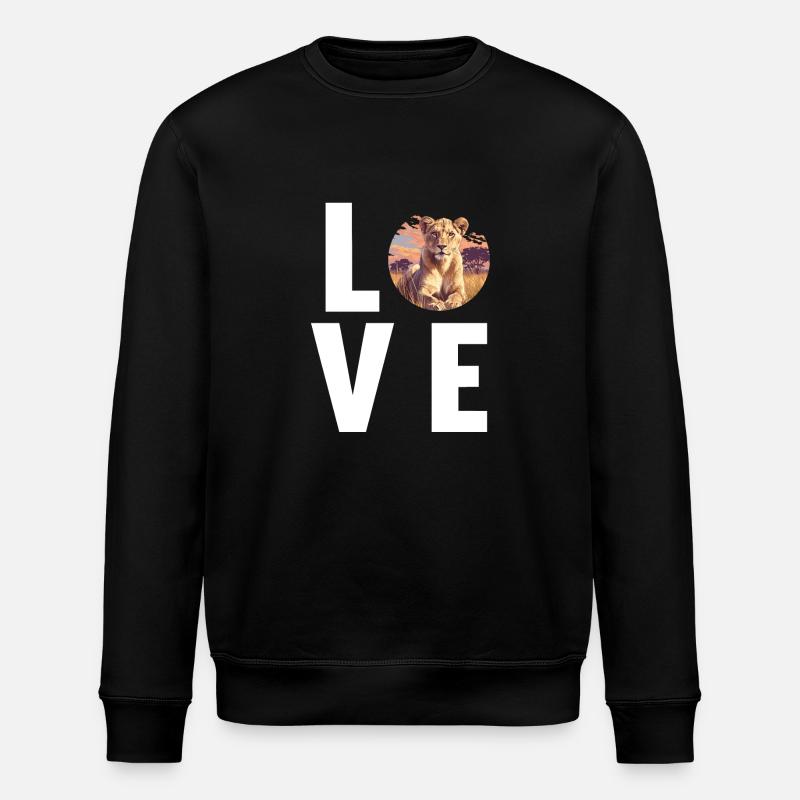 Lioness Lionesses Lioness - Stanley/Stella ROLLER Unisex Organic Sweatshirt - black