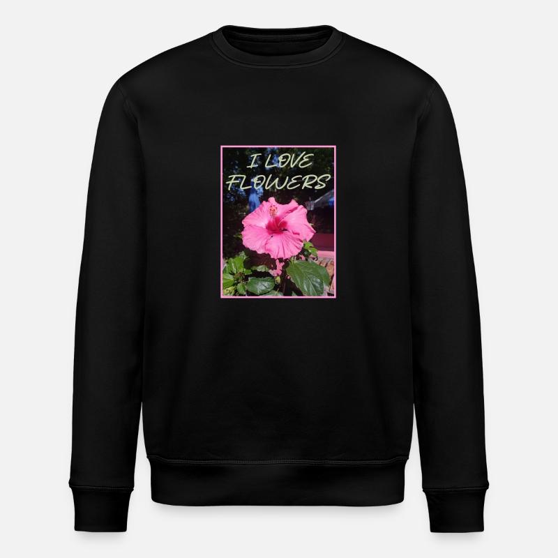 Blume j’aime les fleurs - Sweat bio ROLLER Stanley/Stella Unisexe - noir