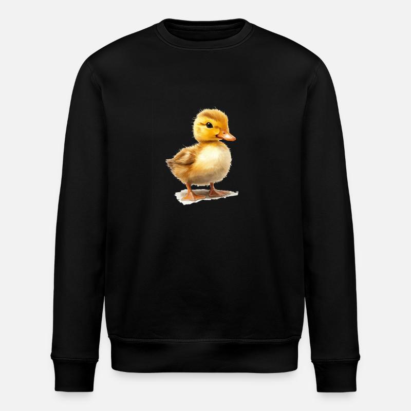 Caneton mignon - Sweat bio ROLLER Stanley/Stella Unisexe - noir