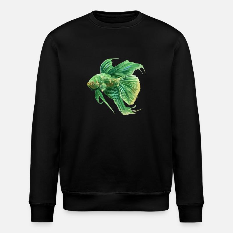 Bettas Betta Poisson Betta - Sweat bio ROLLER Stanley/Stella Unisexe - noir
