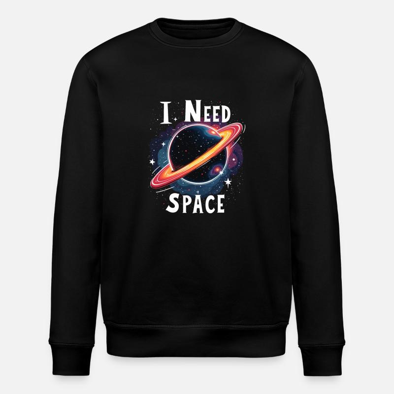 ICH BRAUCHE PLATZ - Stanley/Stella Unisex Bio-Sweatshirt ROLLER - Schwarz