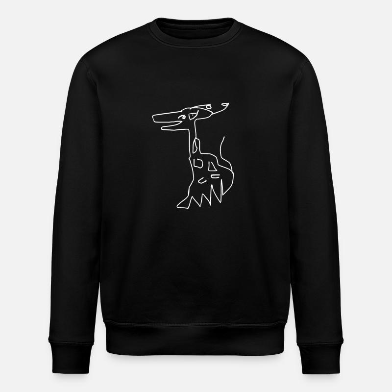 Giraffe - Stanley/Stella ROLLER Unisex Organic Sweatshirt - black