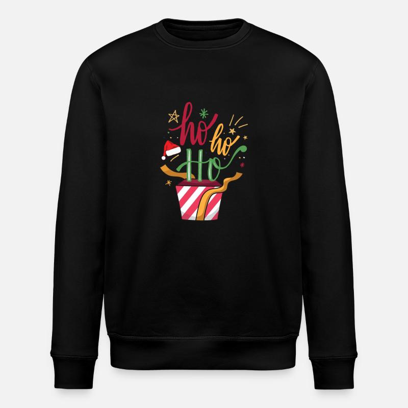 ho ho Ho - Stanley/Stella Unisex Bio-Sweatshirt ROLLER - Schwarz
