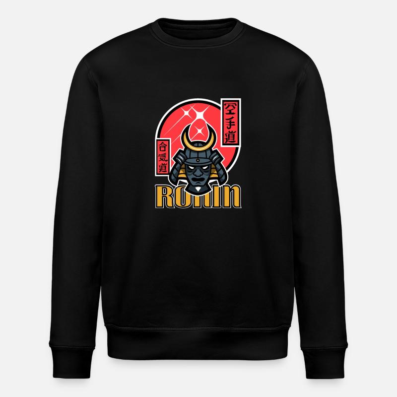 Ronin Samurai - Stanley/Stella ROLLER Unisex Organic Sweatshirt - black