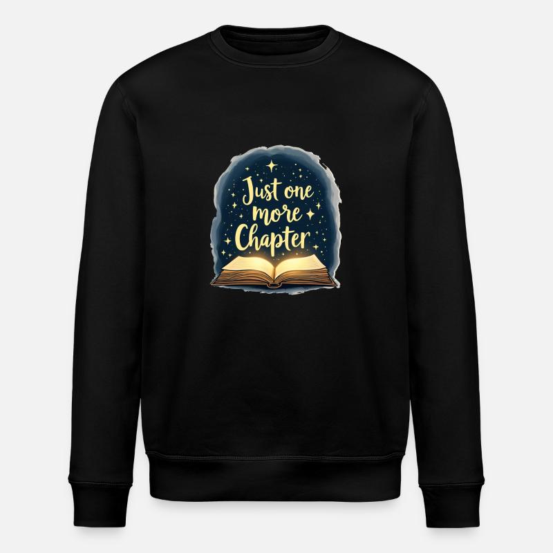 NUR NOCH EIN KAPITEL - Stanley/Stella Unisex Bio-Sweatshirt ROLLER - Schwarz