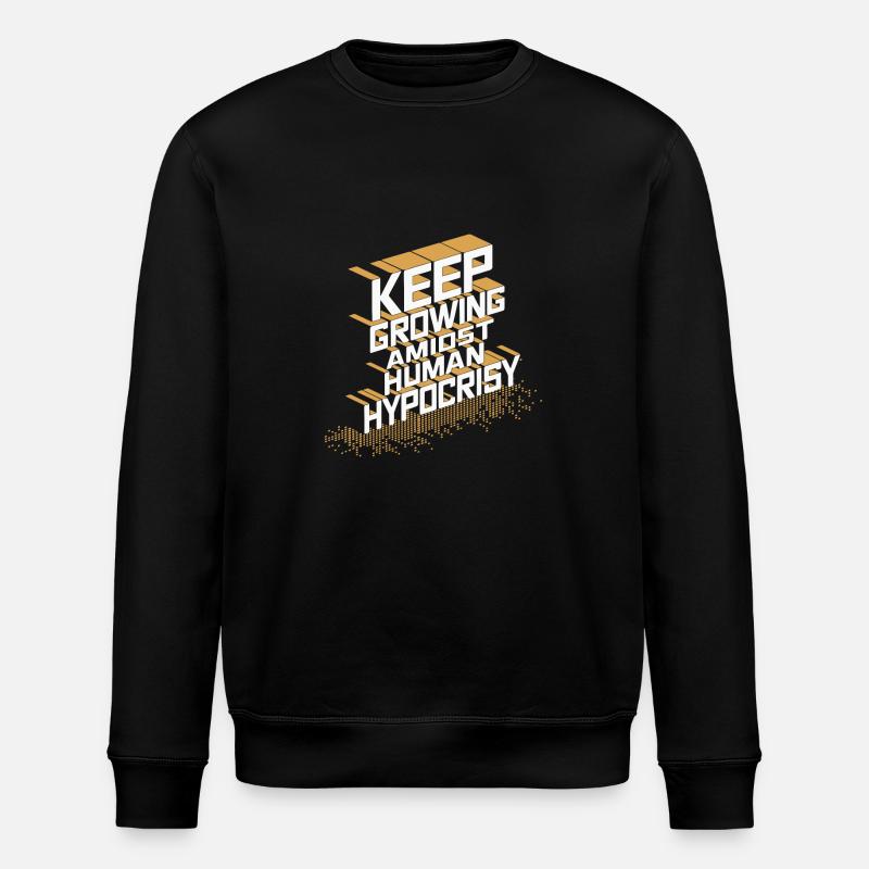 KEEP GROW - Stanley/Stella ROLLER Unisex Organic Sweatshirt - black