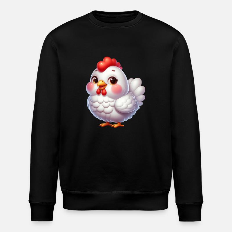 Chicken / Hünchen - Stanley/Stella Unisex Bio-Sweatshirt ROLLER - Schwarz