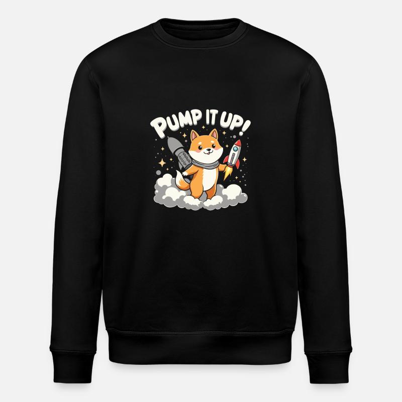 PUMPE ZUM MOND - Stanley/Stella Unisex Bio-Sweatshirt ROLLER - Schwarz