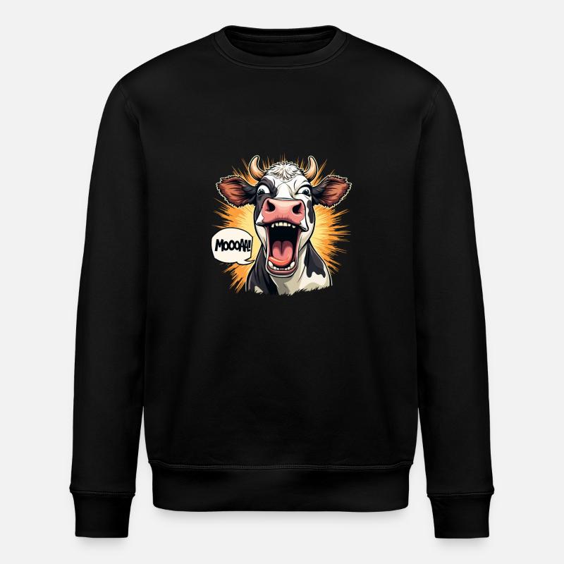 MOOOAA - Sweat bio ROLLER Stanley/Stella Unisexe - noir