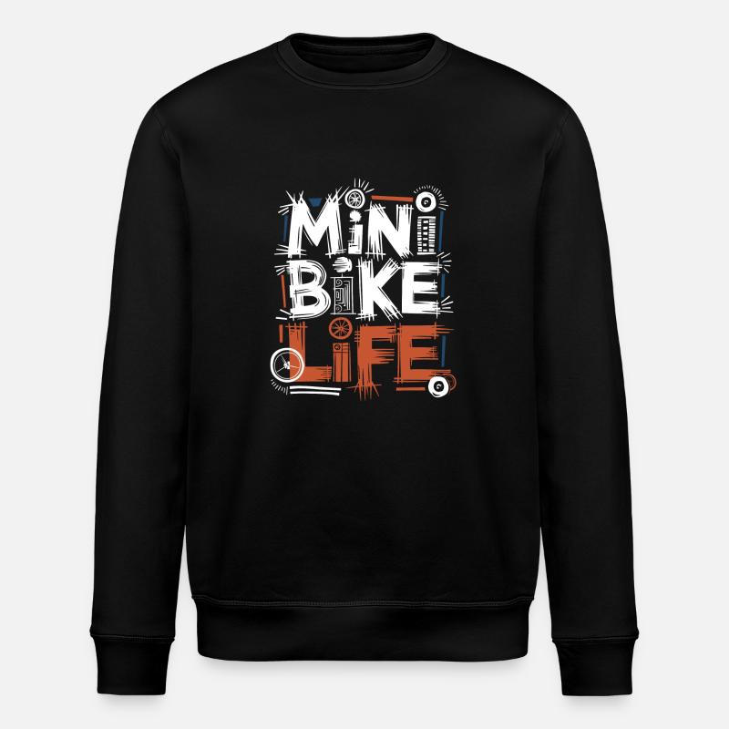 Fahrspaß mit Minibikes - Stanley/Stella Unisex Bio-Sweatshirt ROLLER - Schwarz