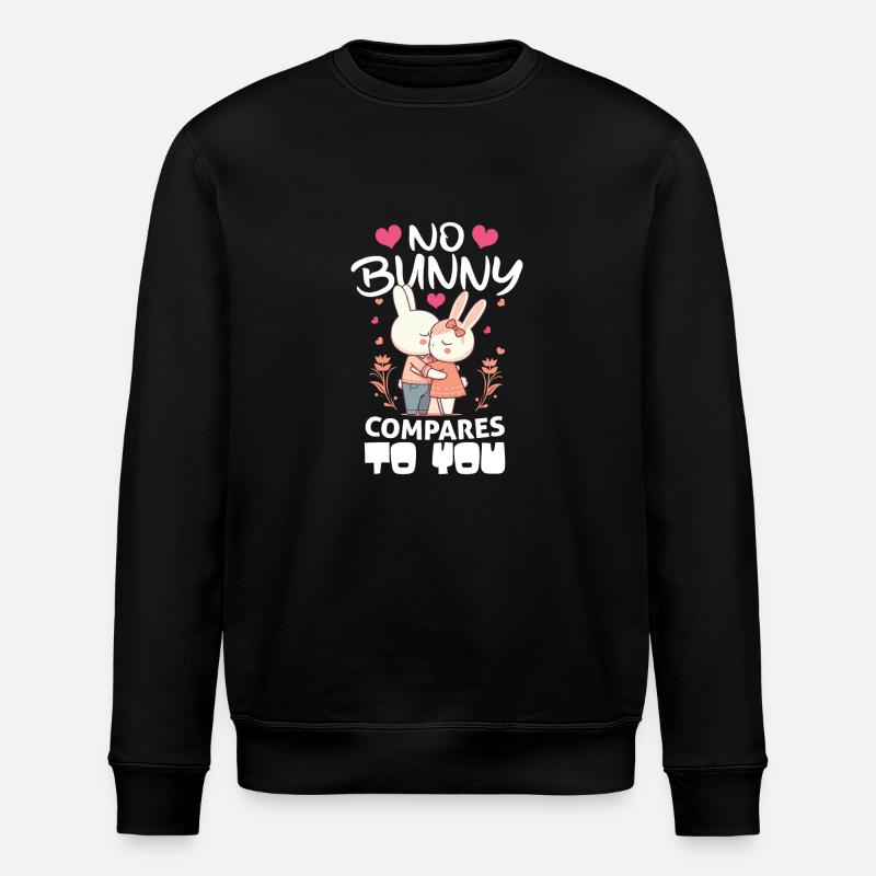 No Bunny - Stanley/Stella Unisex Bio-Sweatshirt ROLLER - Schwarz