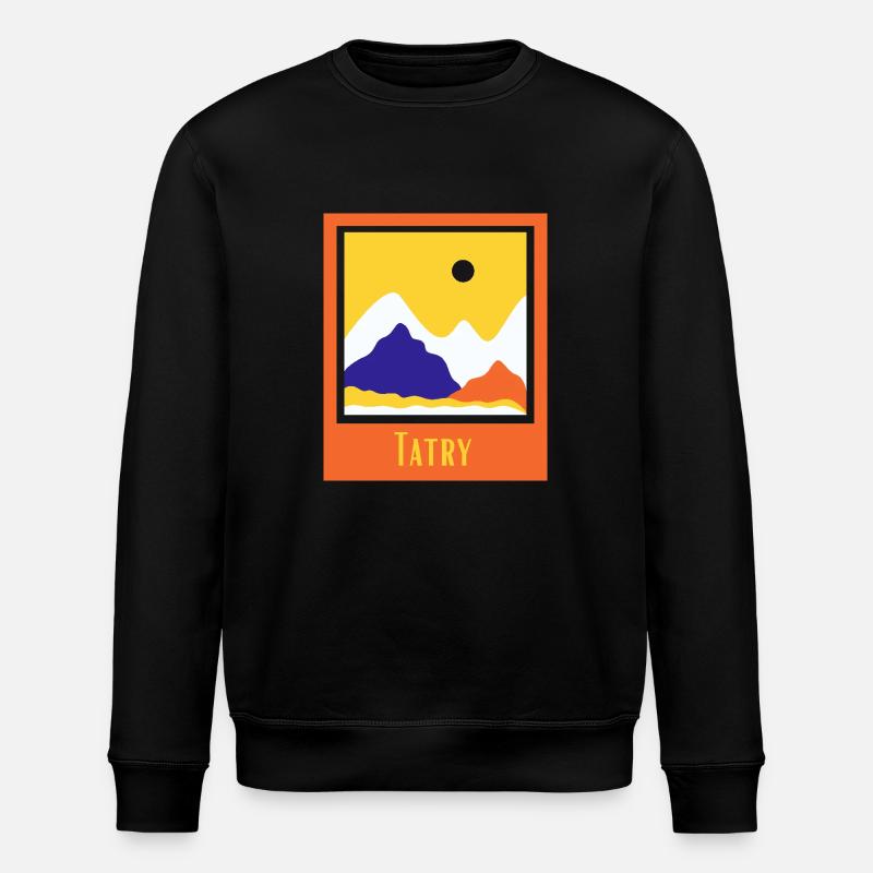 Tatry mountains - Stanley/Stella ROLLER Unisex Organic Sweatshirt - black
